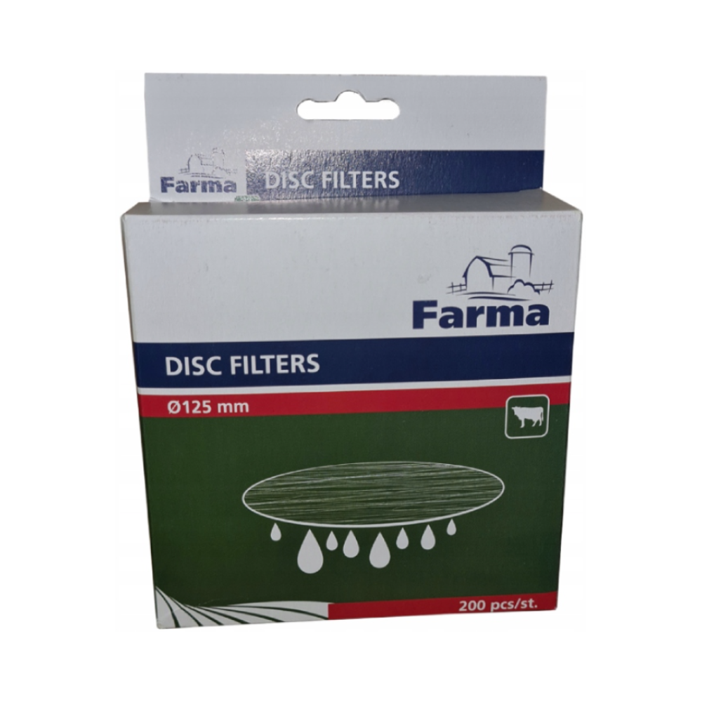 FILTRY KRĄŻKOWE DO MLEKA 125 MM CEDZIDŁA FARMA 601004FA FARMA